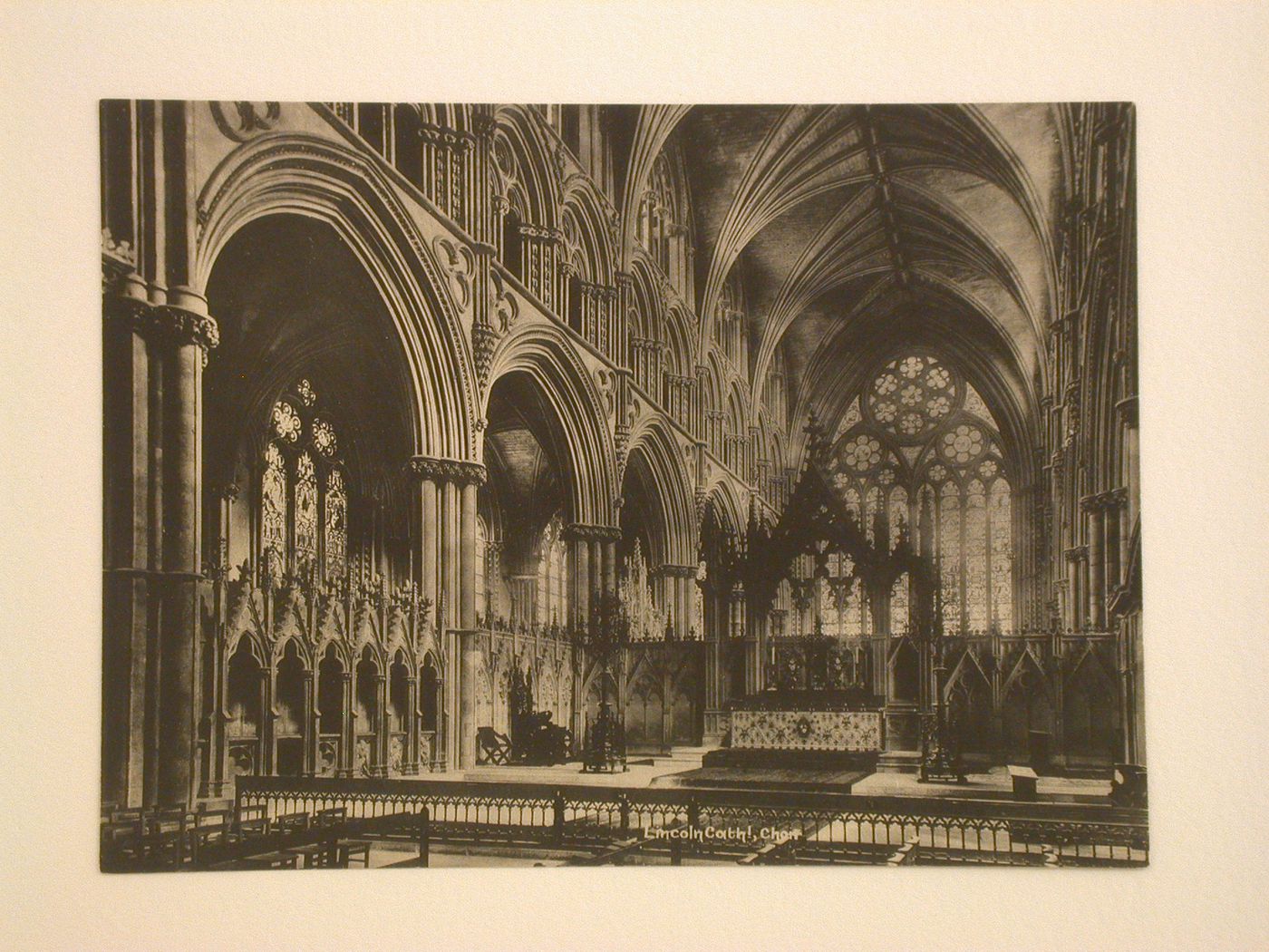 Lincoln Cathedral choir, Lincoln, England