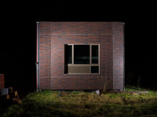 Archetypes: Architectural mock-up for a low-income apartment building at 229 Chery Street, Long Island, New York, United States