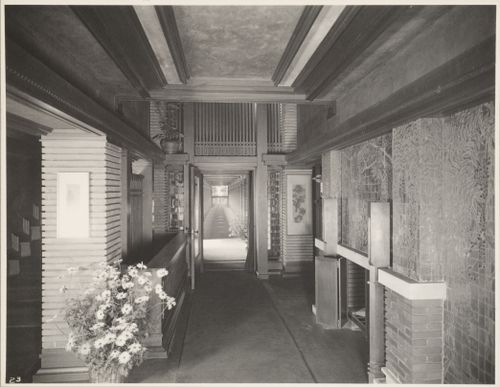 Darwin D. Martin House, view from entrance hall
