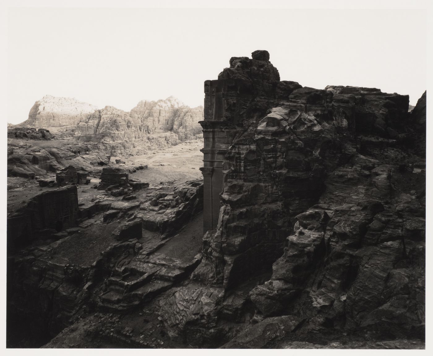Tomb, Outer Siq, Petra Jordan 1985