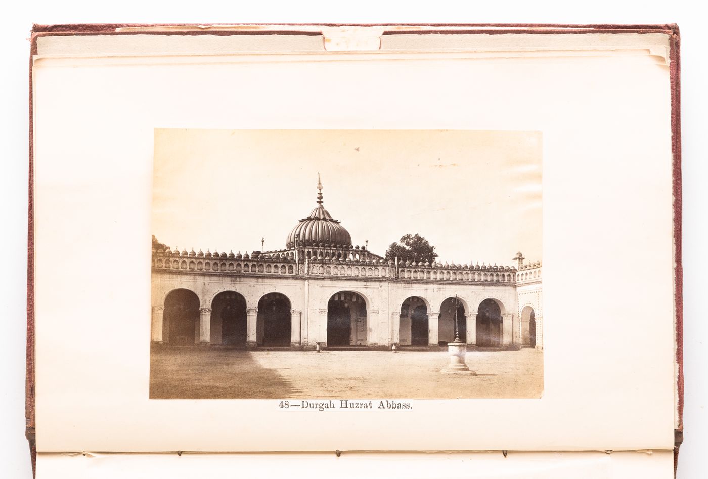 Partial view of the courtyard [?] of the Dargah [shrine] of Hazrat Abbas, Lucknow, India