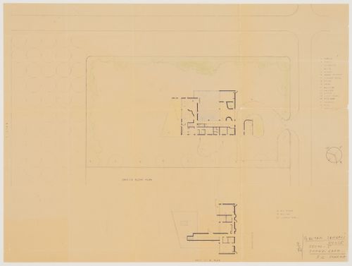 Plans for Gautam Sahgal's house, Chandigarh, India
