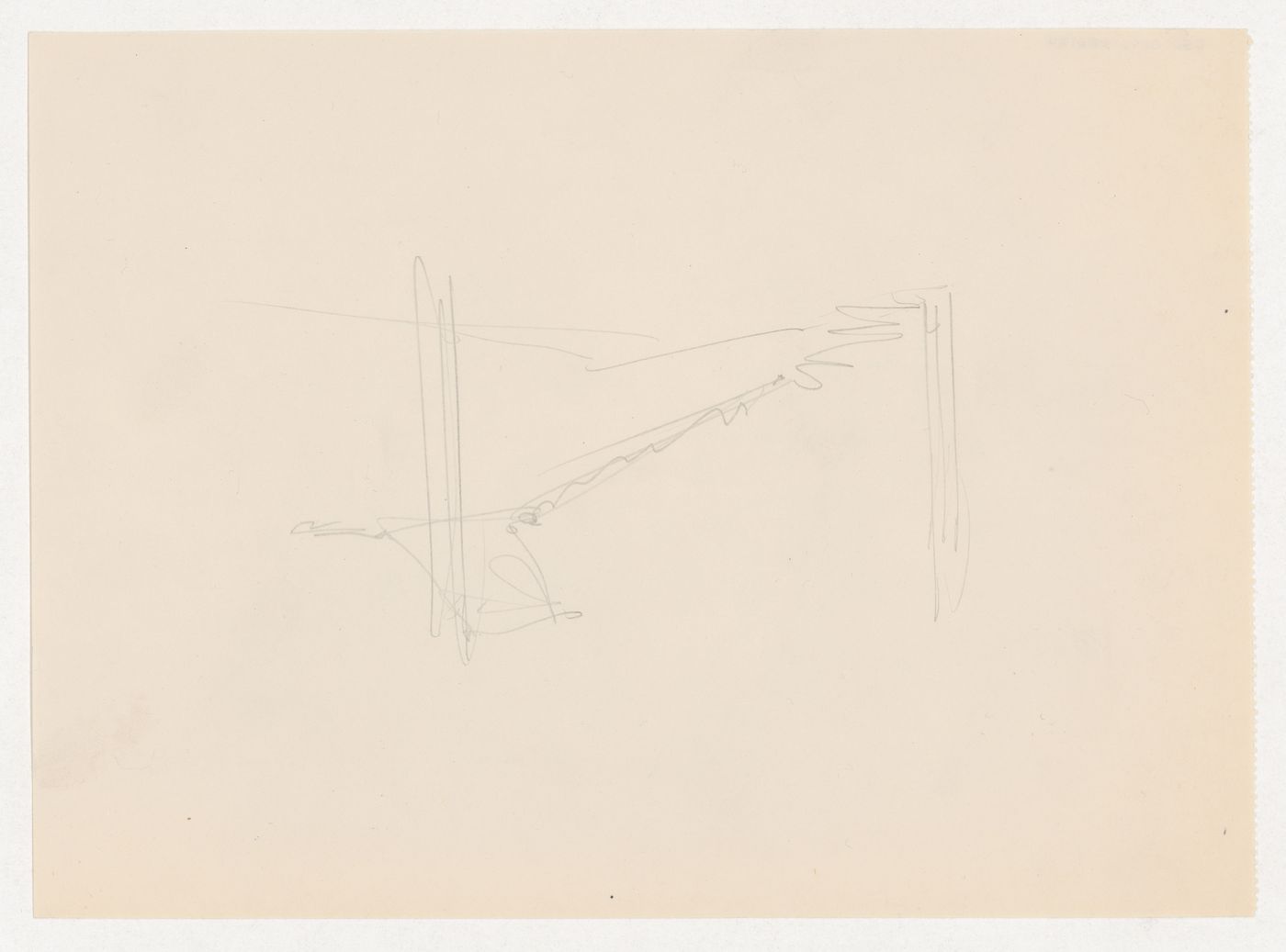 Perspective sketch for the Metallurgy Building, Illinois Institute of Technology, Chicago
