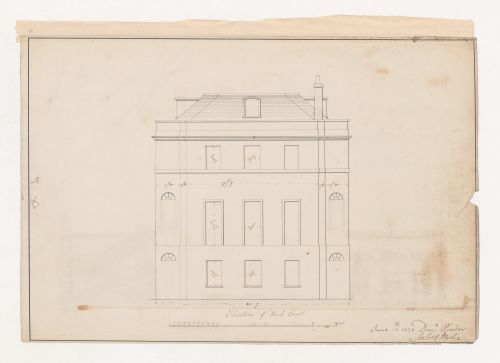 Rear elevation for The Wick, Richmond Hill