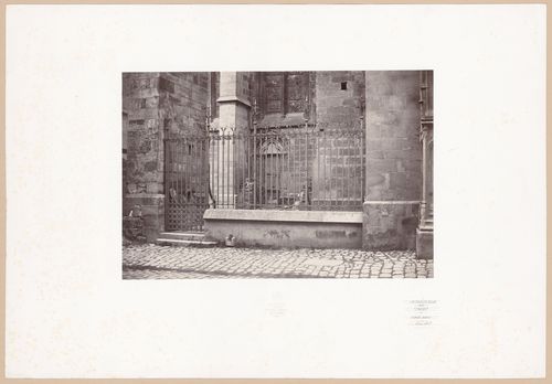 Cathedrale de Troyes, face nord, Juin 1863 ?