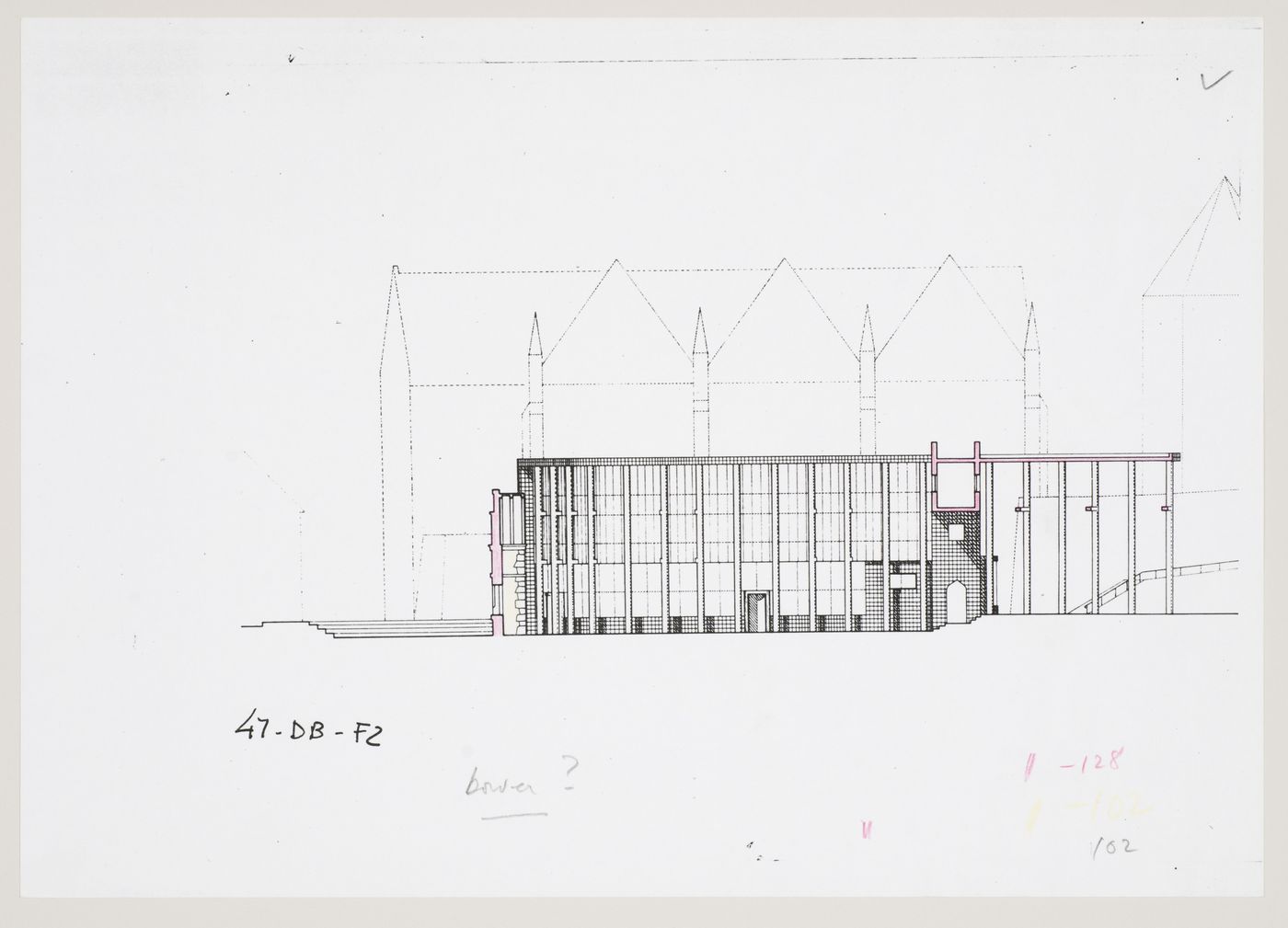 Dresdner Bank, Marburg, Germany: elevation