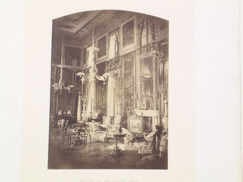 Interior view of the Chinese Drawing Room of Catherine's Palace, Tsarskoye Selo (now Pushkin), Russia