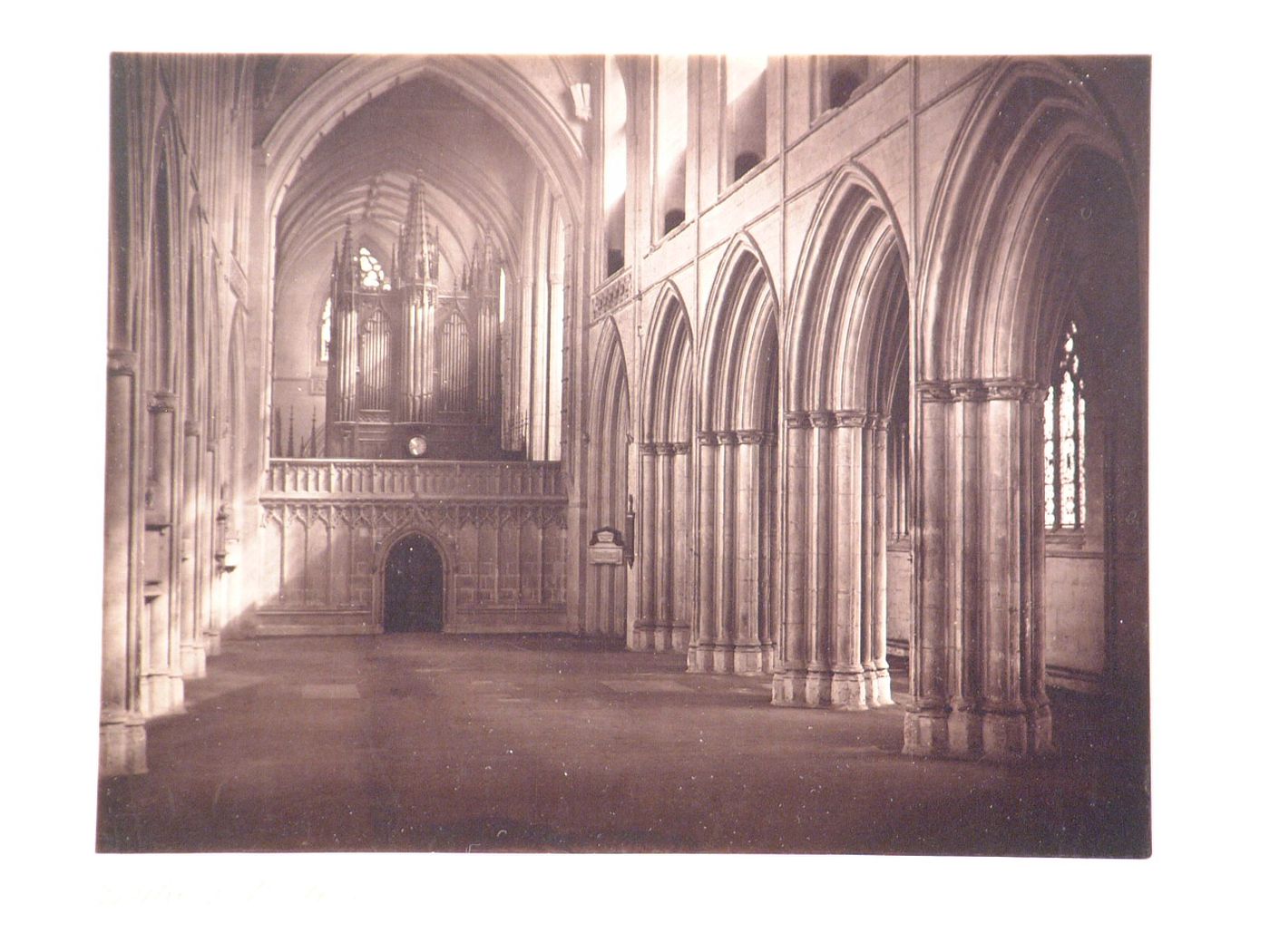 Chester Cathedral, interior view, nave, Cheshire, England