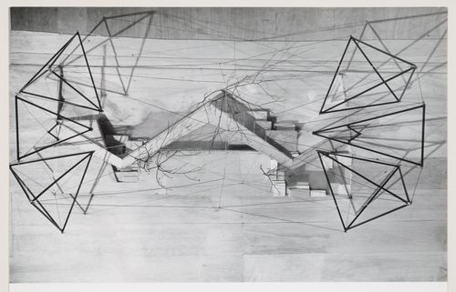 London Zoo Aviary, Regent's Park, London, England: view of model