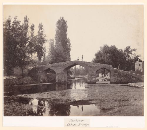 View of a stone bridge, Srinagar, India