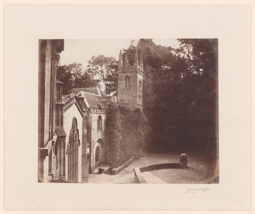 Guy's Cliff view of house and chapel, Warwickshire, England