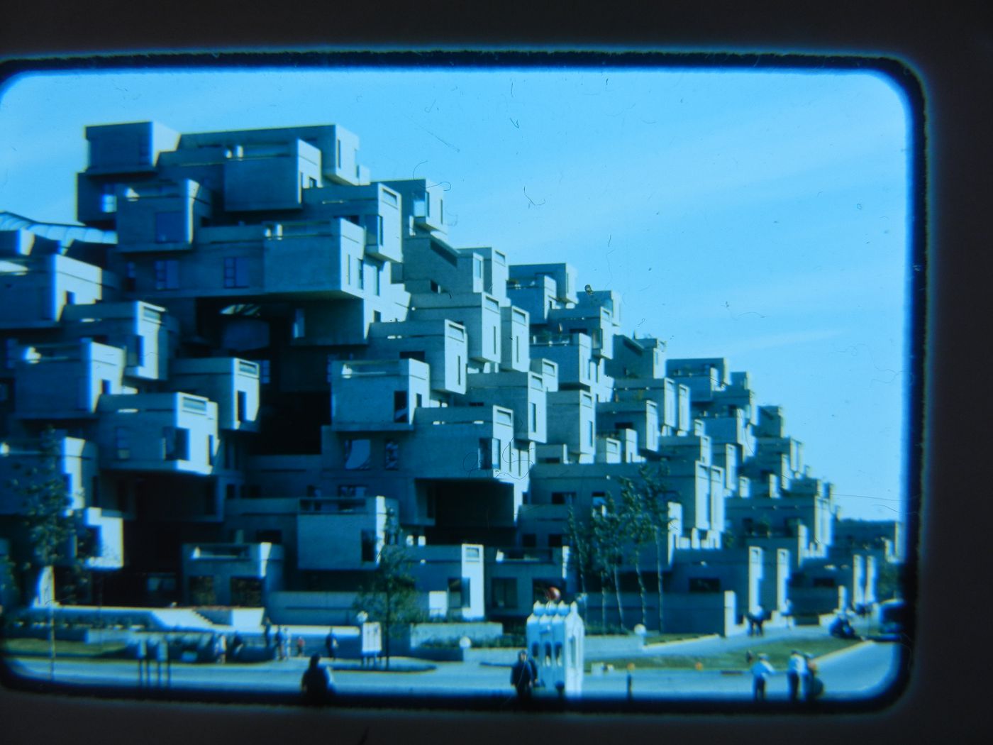 View of Habitat 67, Expo 67, Montréal, Québec