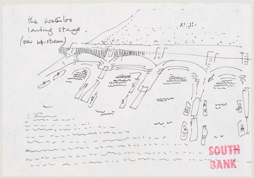 South Bank: view of Waterloo Landing Stage