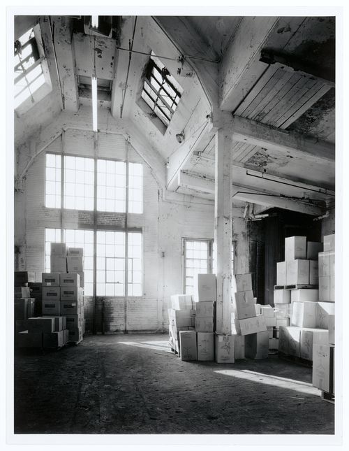 Interior view of the west room of the Crane Foundry, Montréal, Québec