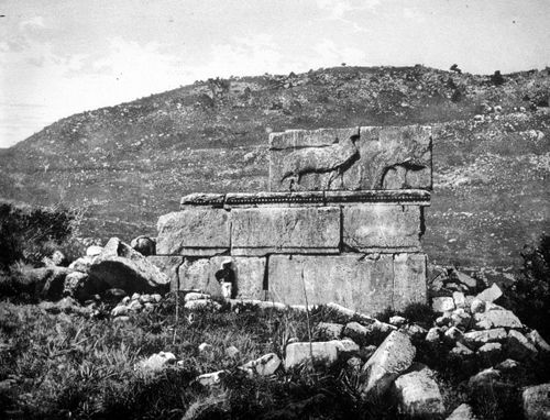 View of an archeological site near the Dead Sea, Israel