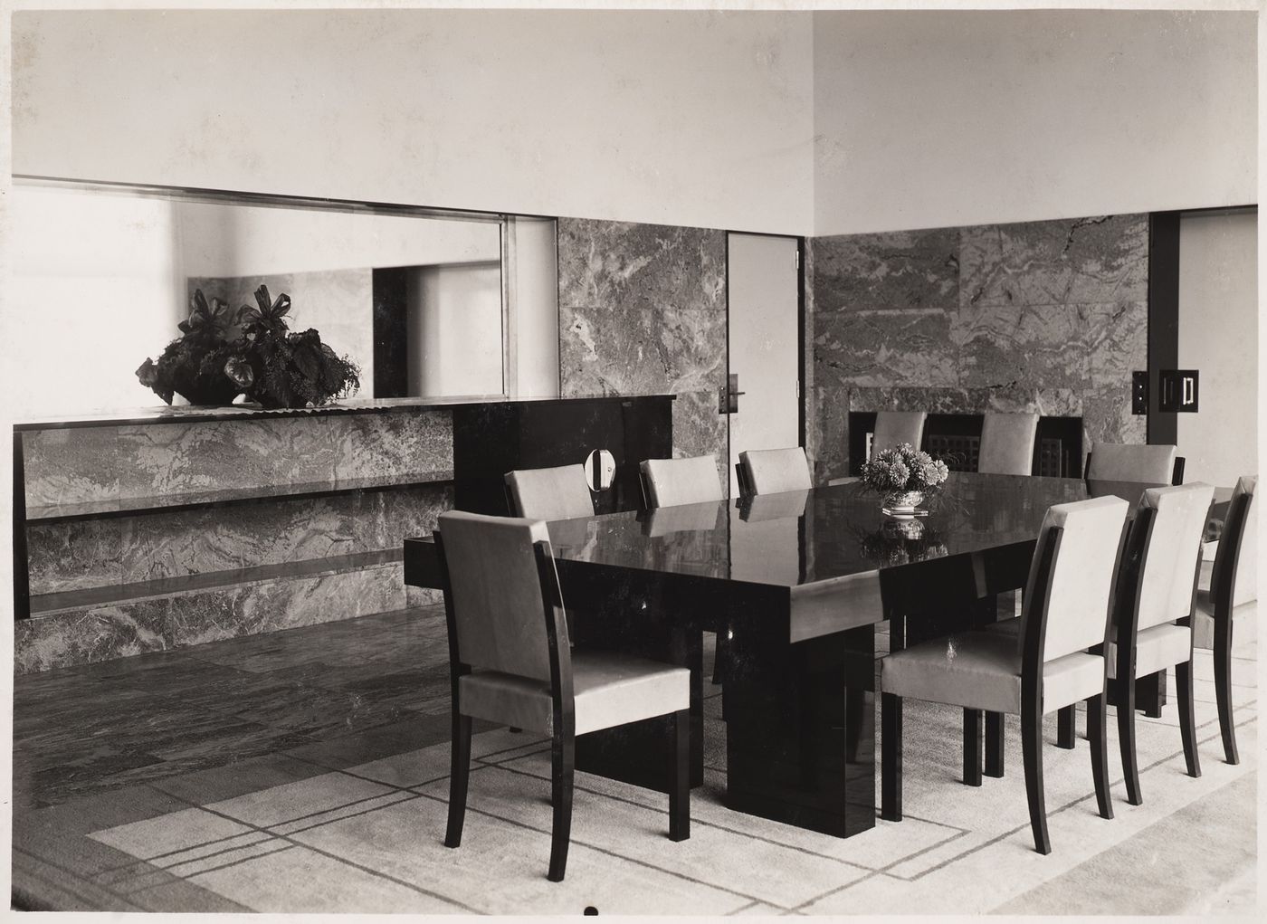 Vue de la salle à manger des parents, Villa Cavrois à Croix, France