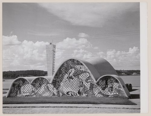View of Church of Saint Francis, Pampulha, Belo Horizonte, Brazil
