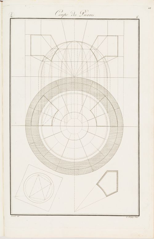 "Coupe des Pierres": exercise for a dome