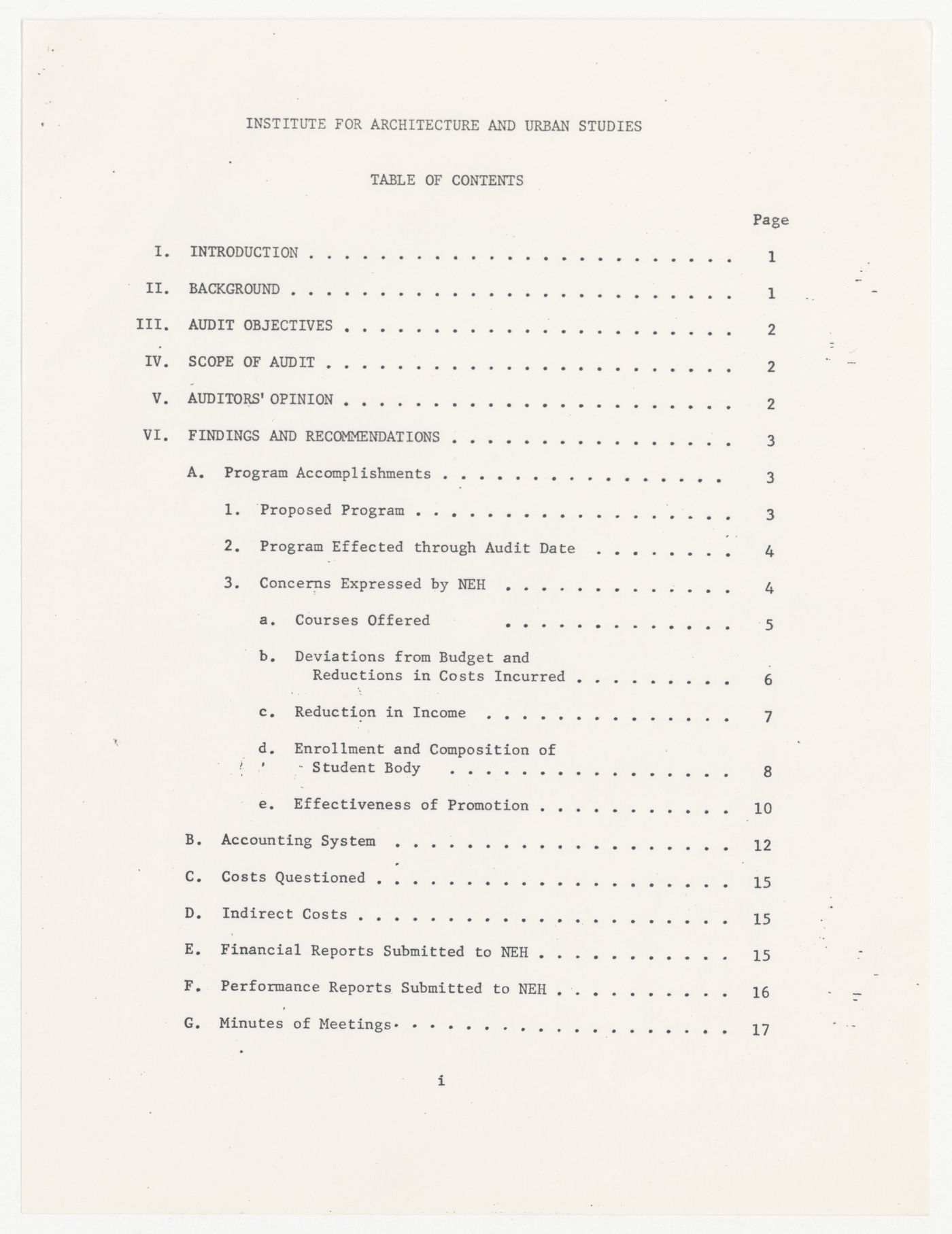 Letter from Arthur D. Schwarz to Hamid R. Nouri with attached audit of IAUS compliance with accounting and reporting requirements for National Endowment for the Humanities (NEH) grants dated June 4th, 1980