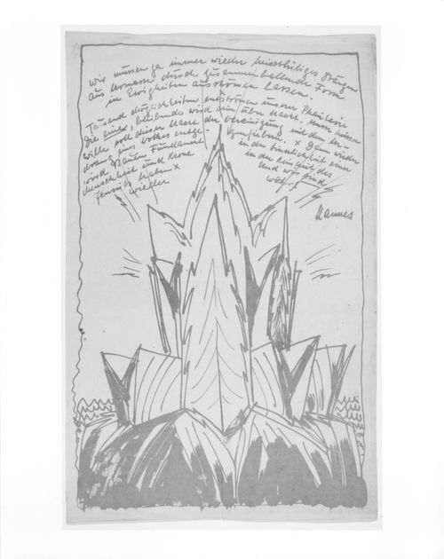 Untitled drawings by Hans Scharoun