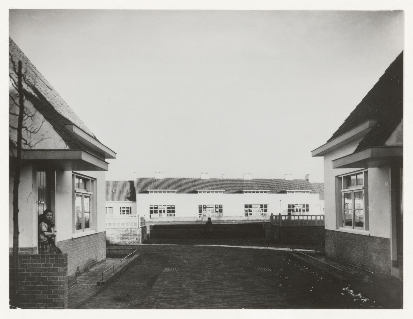 Exterior view of Oud-Mathenesse Housing Estate, Rotterdam, Netherlands