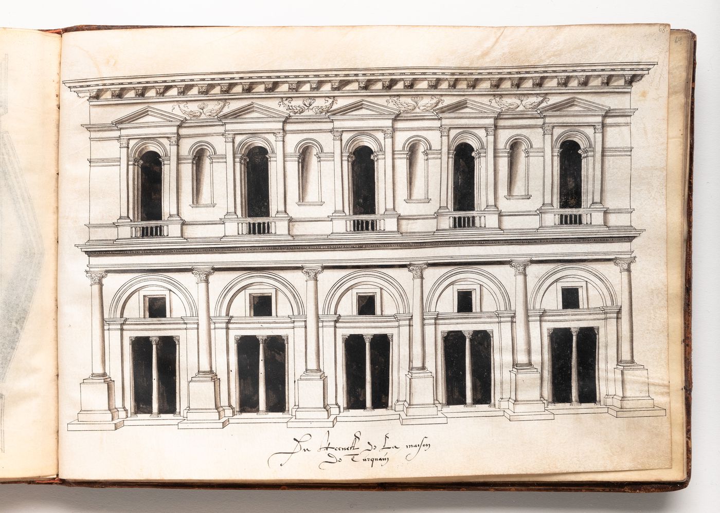 Design for the façade of the house of Tarquin