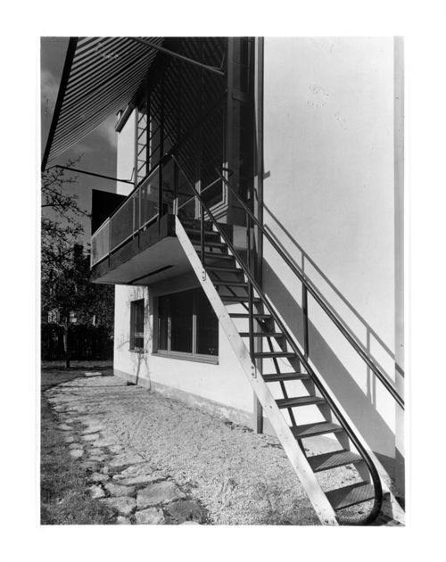 Dr Rabe House, Zwenkau - back(staircase)
