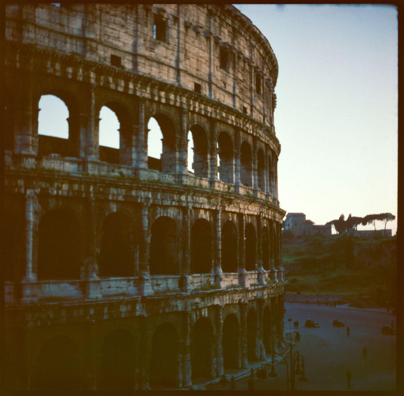View of Colosseum (Colosseo), Rome, Italy