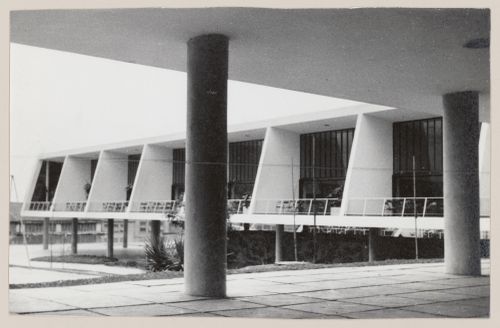 View of primary school, Pedregulho, Rio de Janeiro, Brazil
