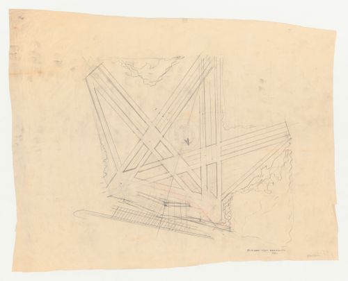 Boeing Airport, Burbank, California: Schematic plan for runways