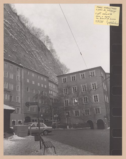 View of project site and surrounding area for Ampliação do Casino e Restaurante Winkler, Salzburg, Austria