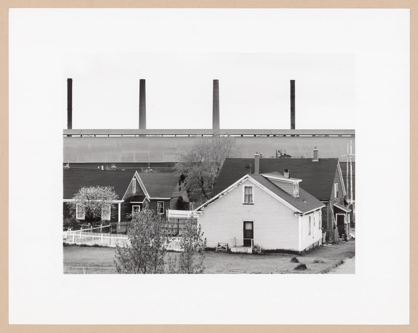 Warehouses long shed, 1934, Sydney Steel Corporation, Sydney, Nova Scotia, from the series The Forms of Canadian Industrial Architecture