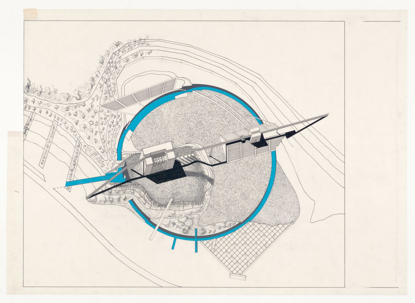 Site plan for Riqualificazione cava di San Carlo [Redevelopment San Carlo quarry], San Vincenzo, Livorno, Italy