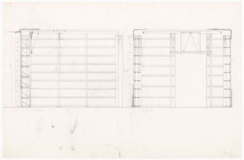 Sections for Casa De Paolini, Milan, Italy