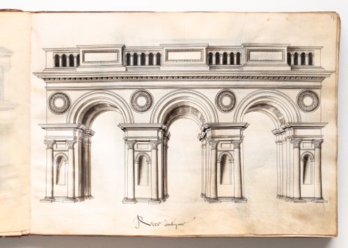 Design for arches in the antique manner