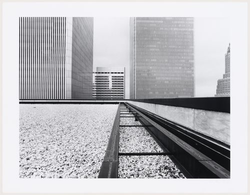World Trade Center: Views from the building roof, Manhattan, New York City, New York