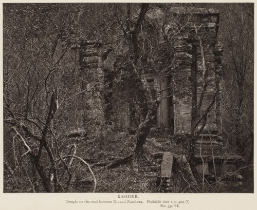 Plate from album ''Temples and other ancient building, Jammu and Kashmir, India''
