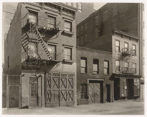 Façades of No. 328-334 Stanton Street, New York City, New York