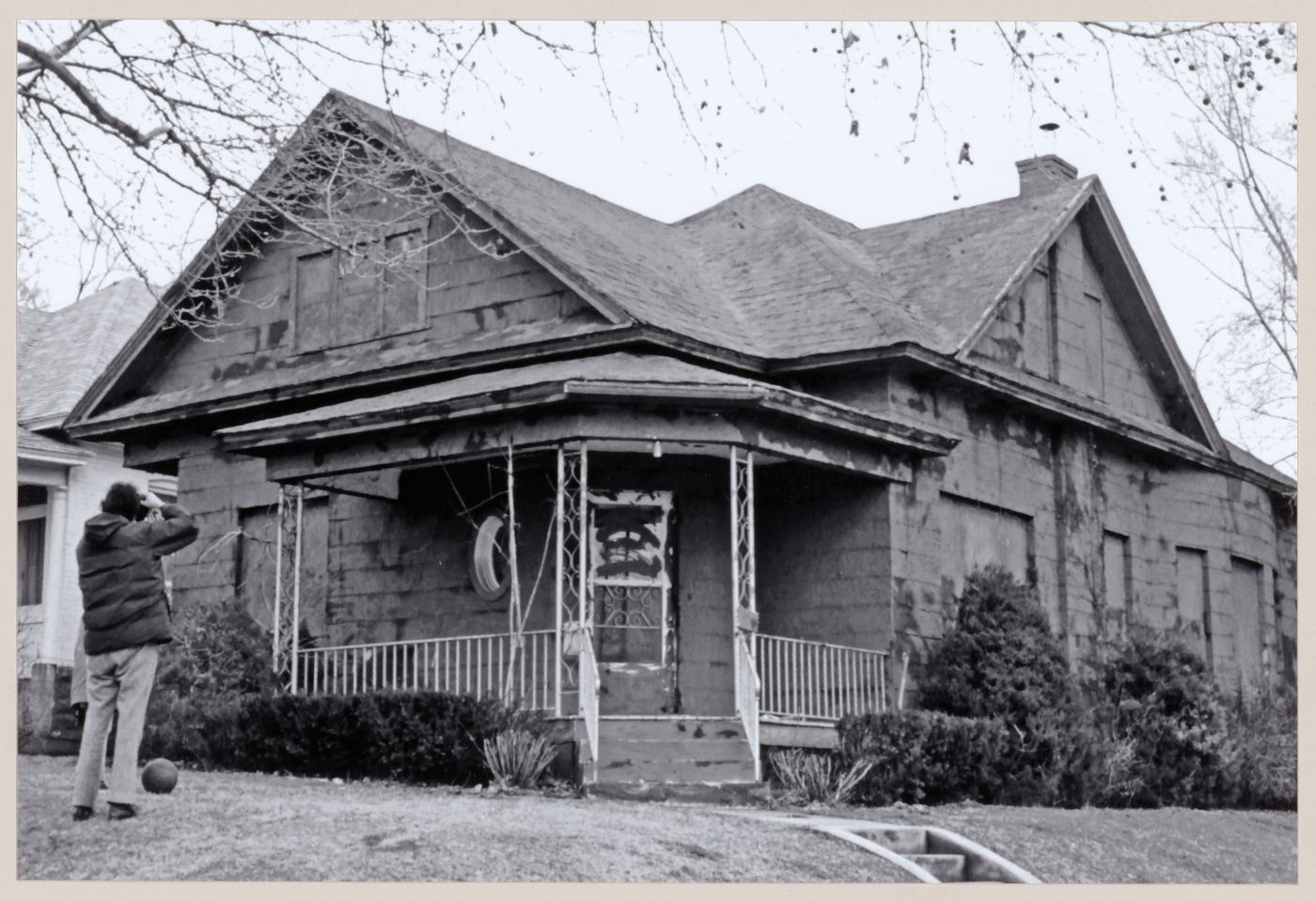 Photograph showing exterior view of Clay House