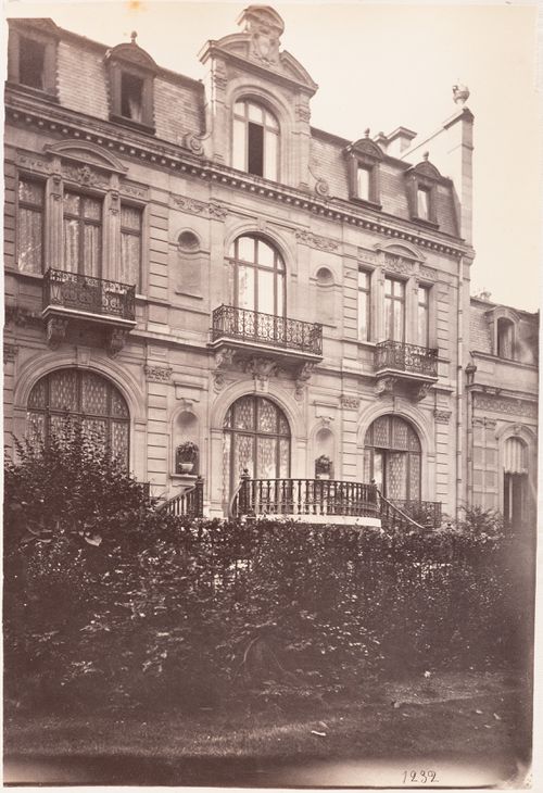 Plate from album ''Buildings, parks and streets of Paris, Versailles and environs, France''
