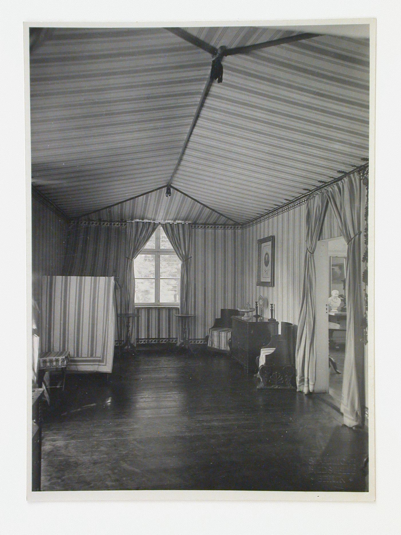 Interior view of the Tent Room, Schloss Charlottenhof, Potsdam, Germany