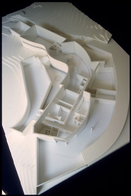 View of model for Fundaçao Miguel Cargaleiro II,  Quinta da Soledade, Seixal, Portugal