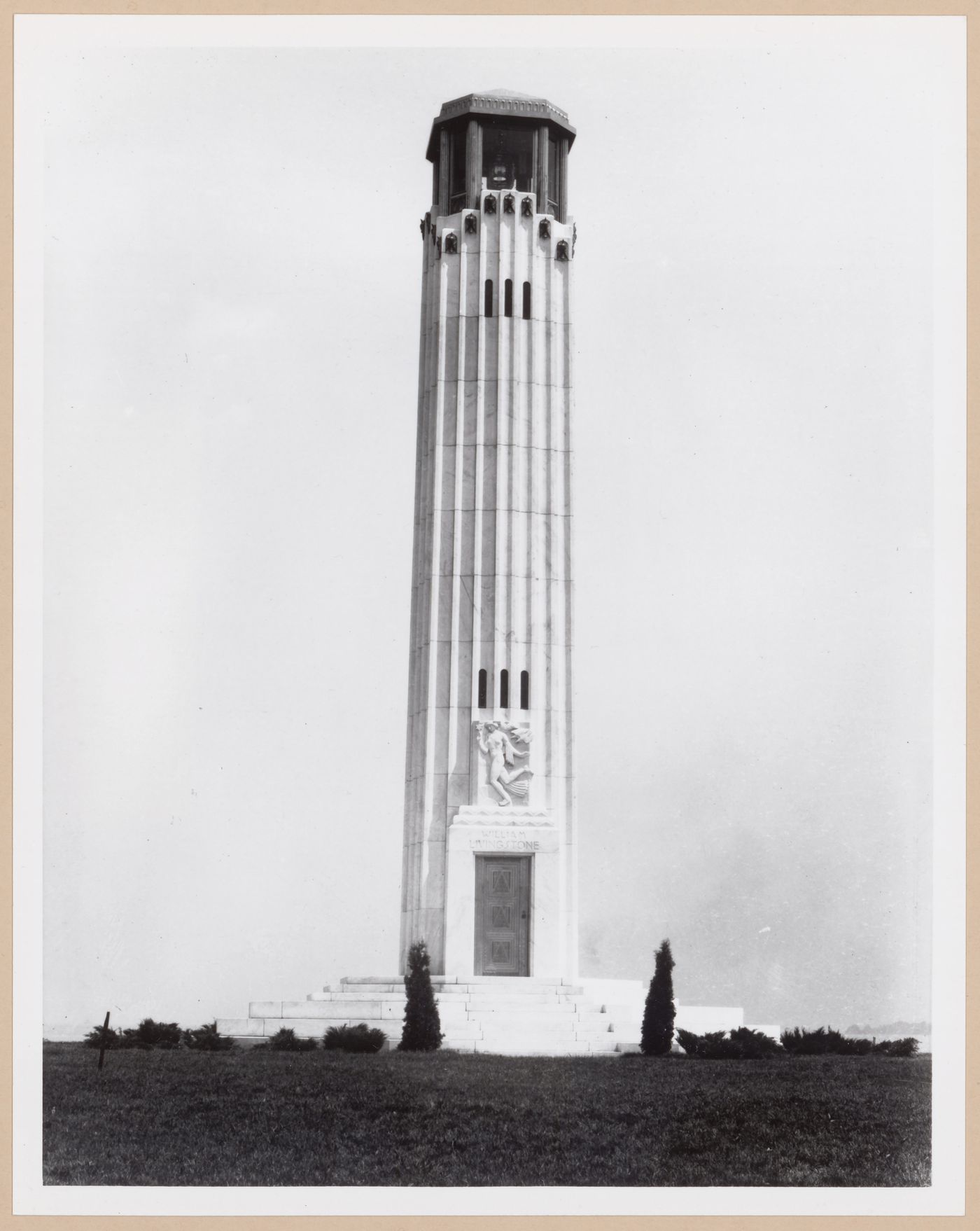 View of the Livingstone Memorial Lighthouse, Belle Isle, Detroit, Michigan
