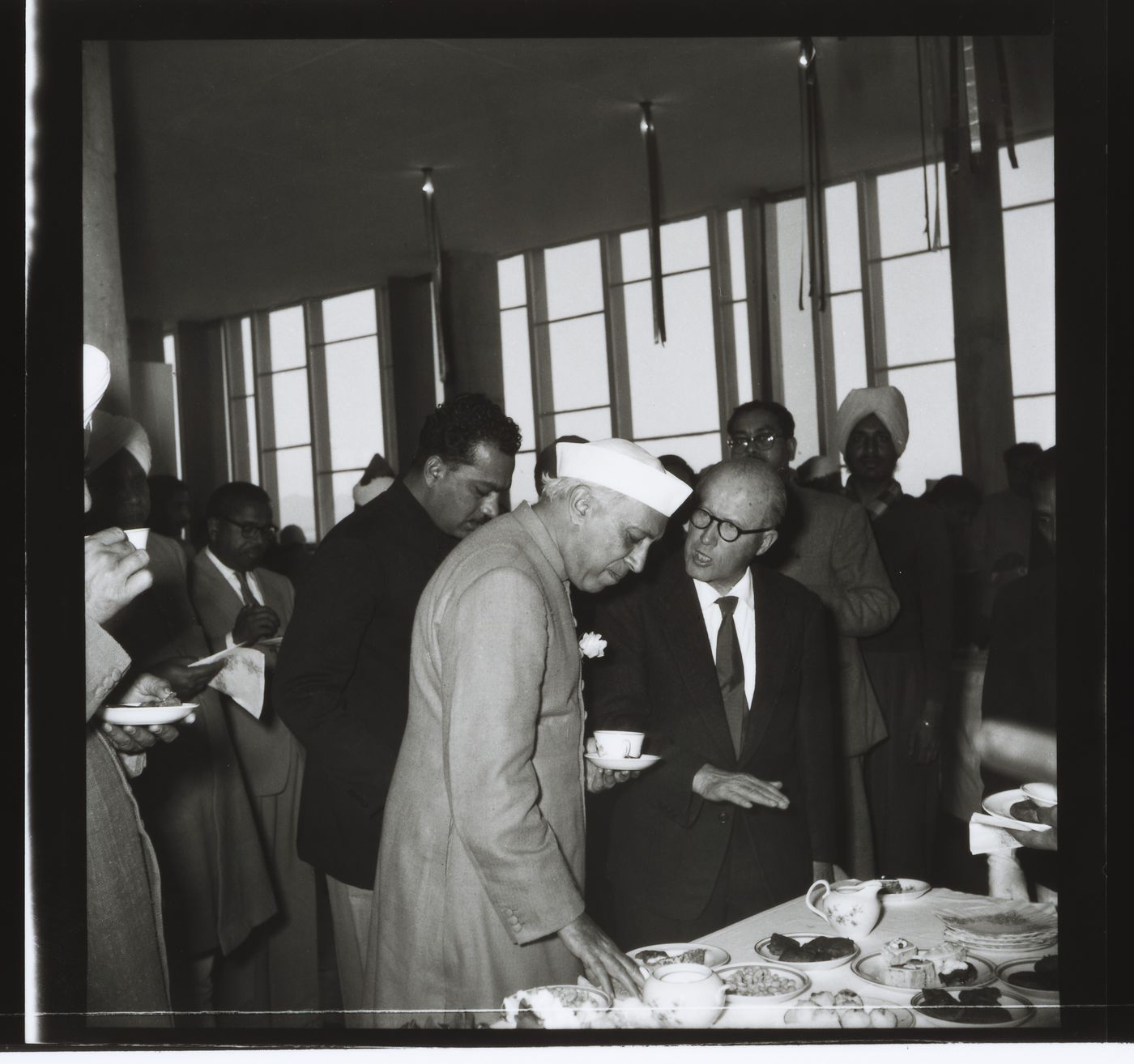 Jawaharlal Nehru and Pierre Jeanneret