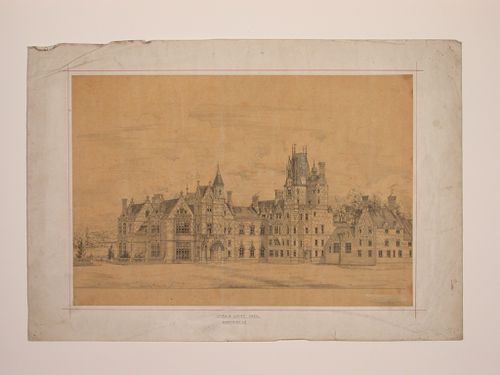 Wyfold Court, Oxon -perspective exterior