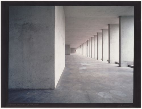 Housing unit in the Gallaratese 2 Quarter, Milan, 1969 to 1973; The arcade