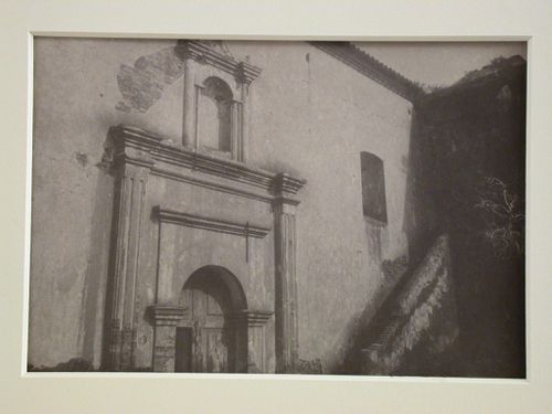 Exterior view of church door