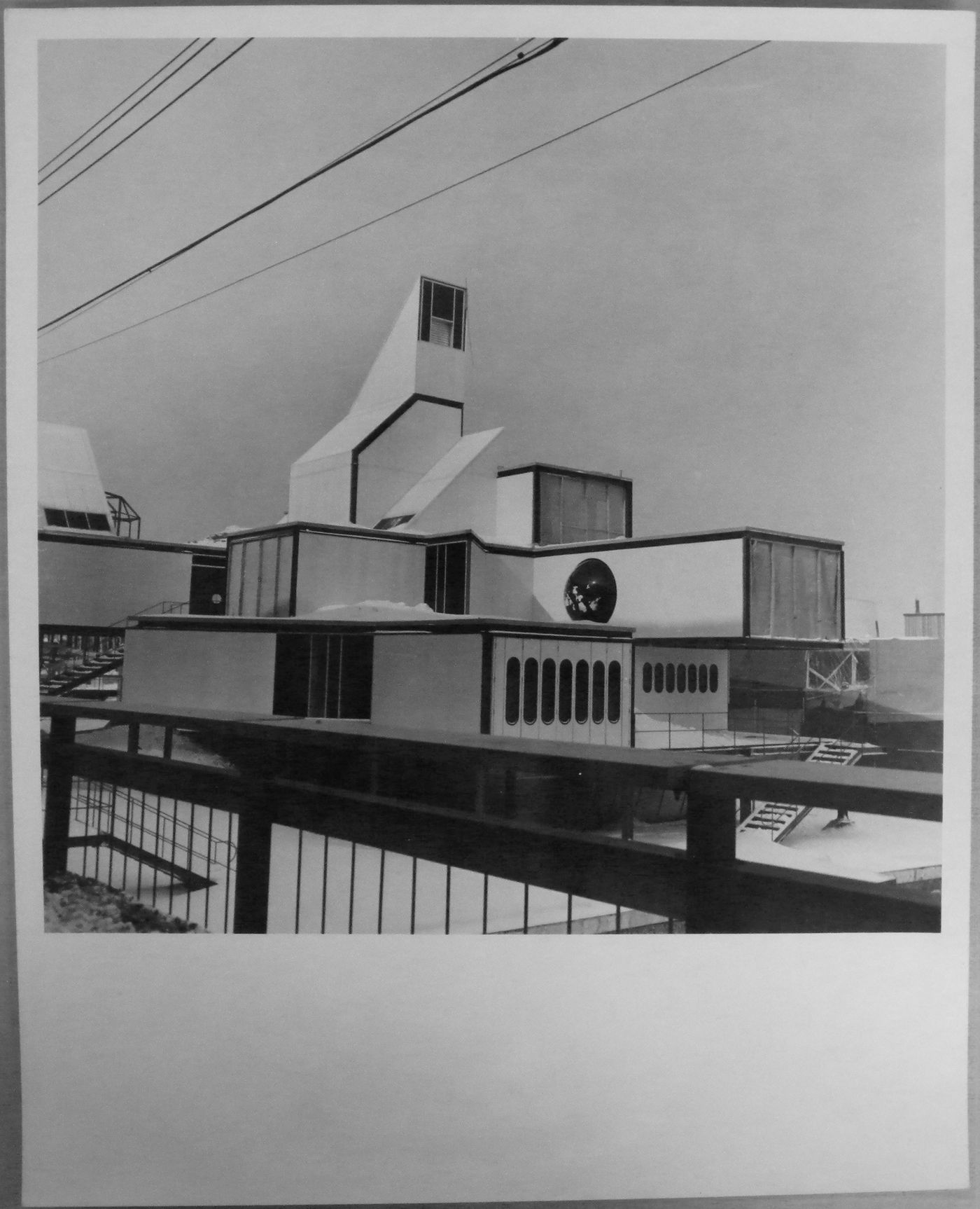 View of the Cuban Pavilion, Expo 67, Montréal, Québec
