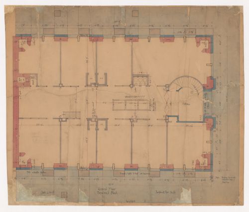 Monadnock Block, Chicago: Ground floor plan