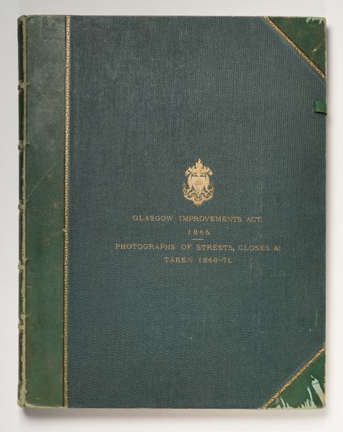 Album of photographs of streets and closes commissioned by the Glasgow City Improvement Trust in 1866-1871, Glasgow, Scotland